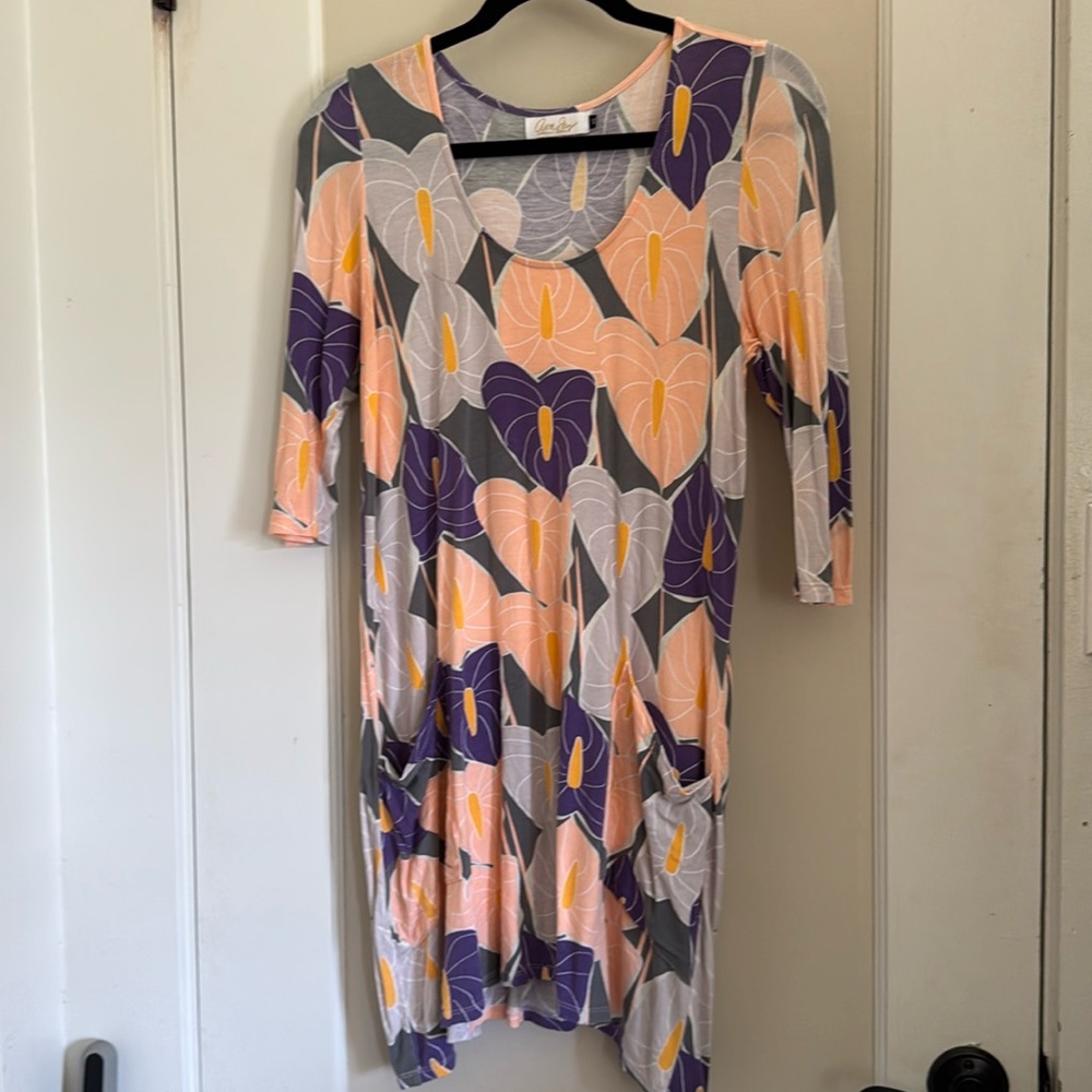 Ava Sky dress Shaw